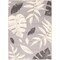 Chaudhary Living 7.75' x 10' Botanical Area Throw Rug - Silver and Cream
